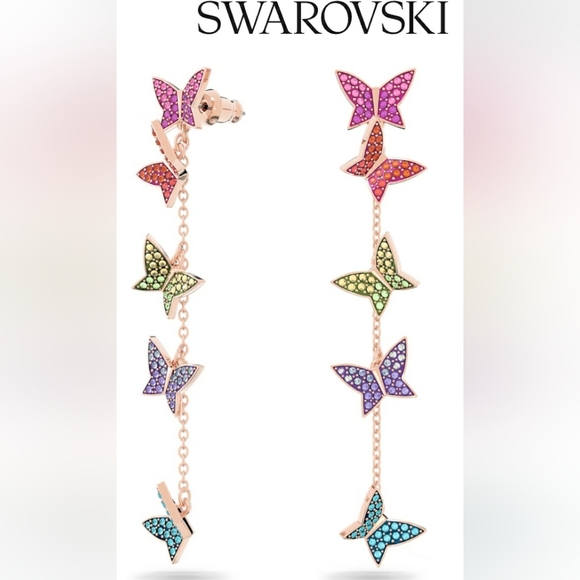 Beautiful and elegant Multicolor Swarovsky pendants. "NEW" 🦋💜💙💚💖 - Picture 2 of 8
